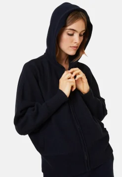 Montagut Zipped cashmere blend hooded cardigan - Albin