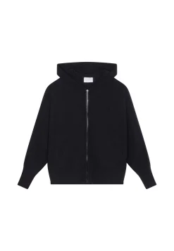 Montagut Zipped cashmere blend hooded cardigan - Albin