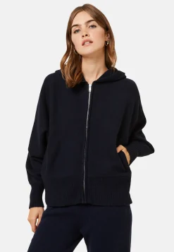 Montagut Zipped cashmere blend hooded cardigan - Albin