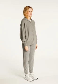 Montagut Zipped cashmere blend hooded cardigan - Albin