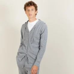 Montagut Zipped cashmere hooded jacket - Emilien
