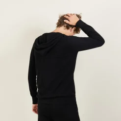 Montagut Zipped cashmere hooded jacket - Emilien