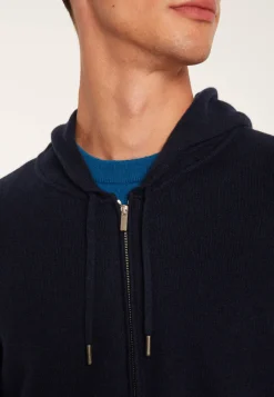 Montagut Zipped cashmere hooded jacket - Emilien