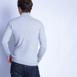 Montagut Zipped collar cashmere sweater - Emile