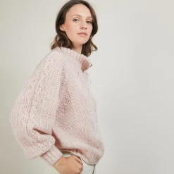 Montagut Zipped high-neck mohair sweater - Gilda