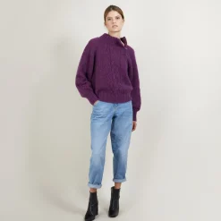 Montagut Zipped high-neck mohair sweater - Gilda