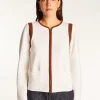 Montagut Zipped jacket in merino wool - Reine