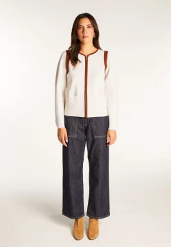 Montagut Zipped jacket in merino wool - Reine