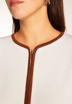 Montagut Zipped jacket in merino wool - Reine