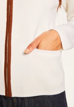 Montagut Zipped jacket in merino wool - Reine