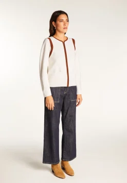 Montagut Zipped jacket in merino wool - Reine