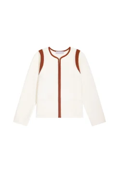 Montagut Zipped jacket in merino wool - Reine
