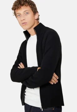 Montagut Zipped jacket in 4-ply cashmere - Balthazar