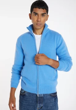 Montagut Zipped jacket in 4-ply cashmere - Balthazar