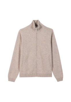 Montagut Zipped jacket in 4-ply cashmere - Balthazar