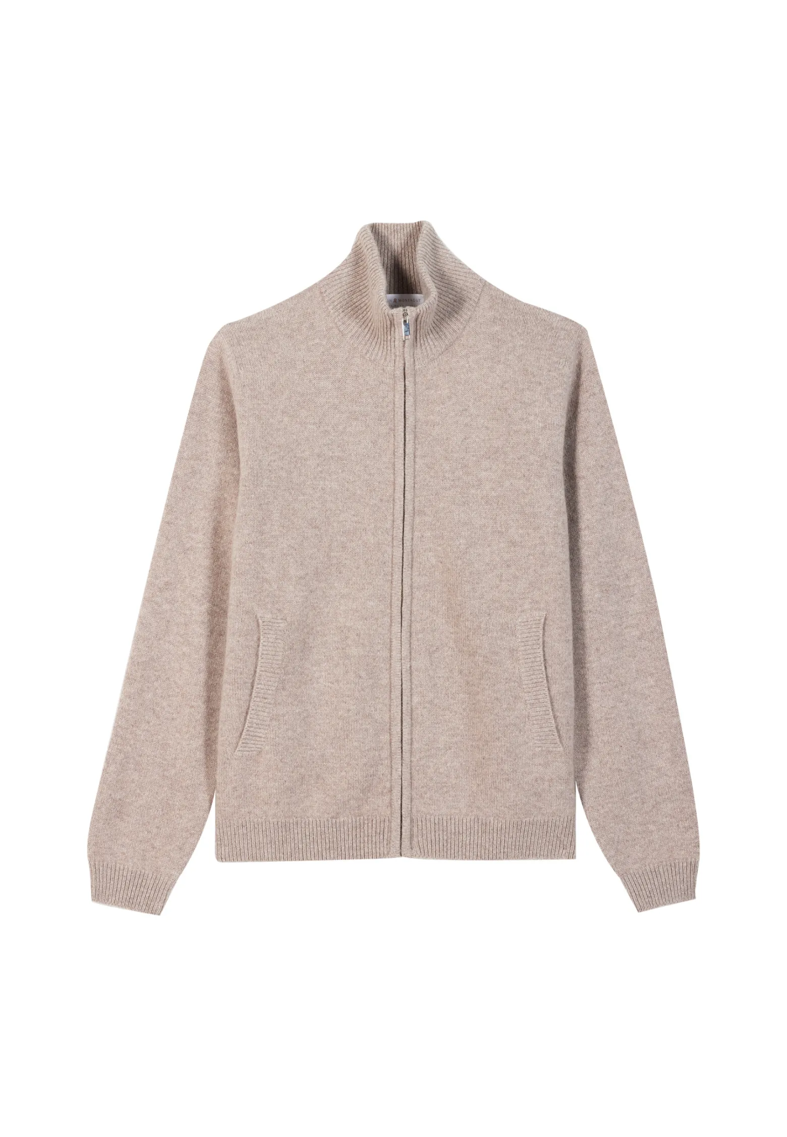 Montagut Zipped jacket in 4-ply cashmere - Balthazar