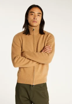 Montagut Zipped jacket in 4-ply cashmere - Balthazar