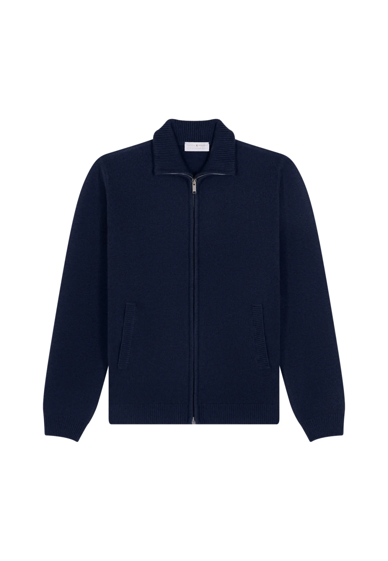 Montagut Zipped jacket in 4-ply cashmere - Balthazar
