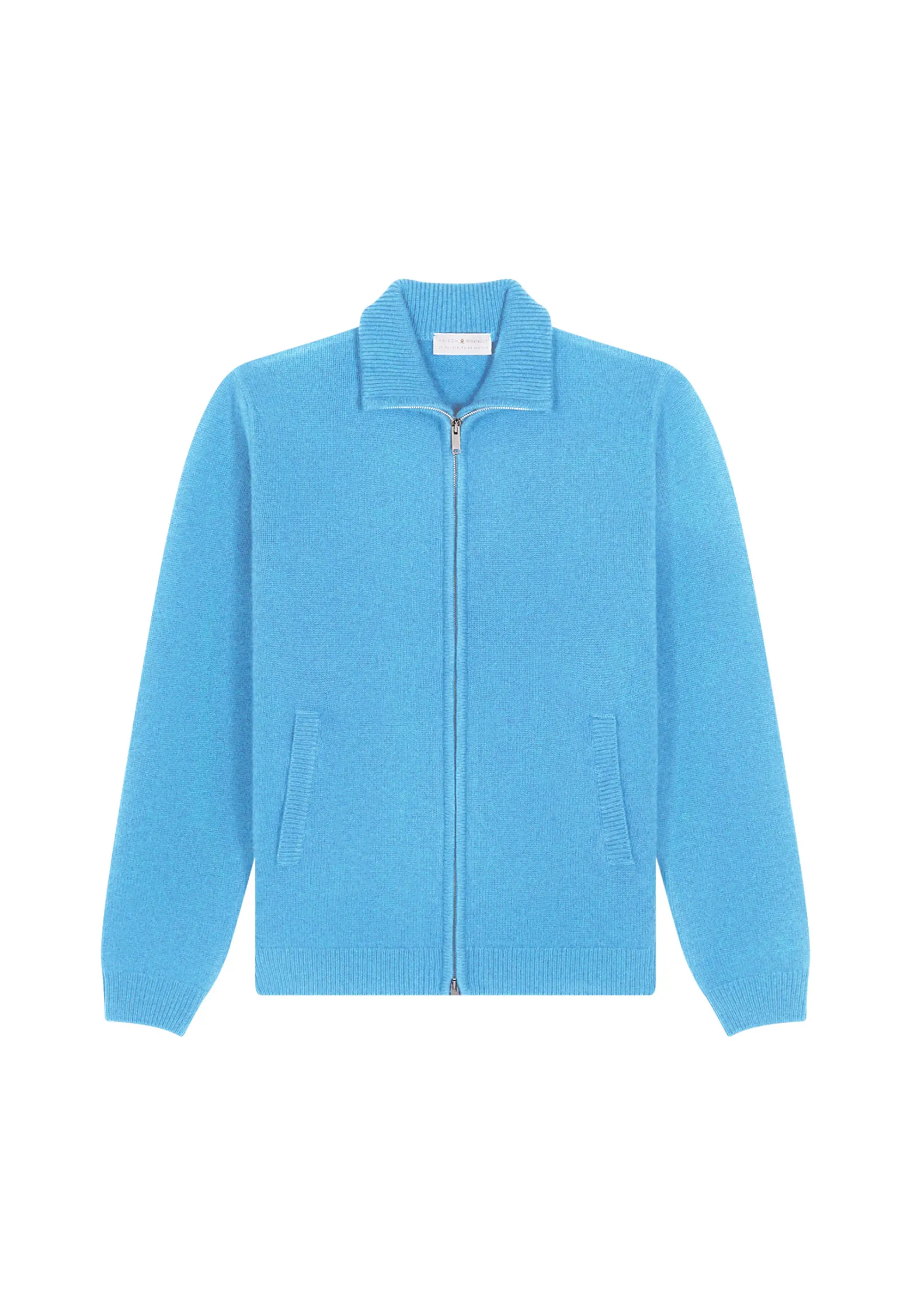 Montagut Zipped jacket in 4-ply cashmere - Balthazar