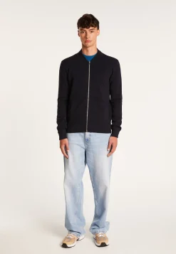 Montagut Zipped jacket with pockets in merino wool - Archibald