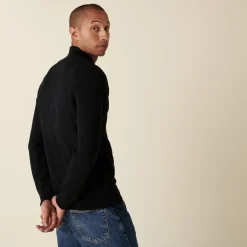 Montagut Zipped jacket with pockets in merino wool - Archibald