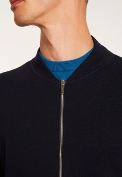 Montagut Zipped jacket with pockets in merino wool - Archibald