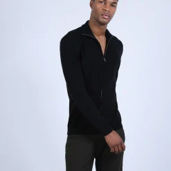Montagut Zipped merino wool cardigan - Estian