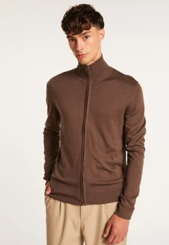 Montagut Zipped merino wool cardigan - Estian
