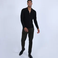 Montagut Zipped merino wool cardigan - Estian