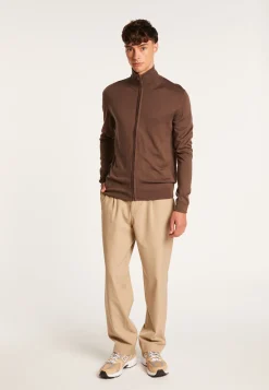 Montagut Zipped merino wool cardigan - Estian