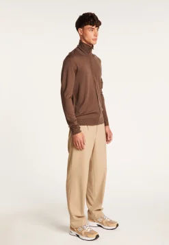 Montagut Zipped merino wool cardigan - Estian