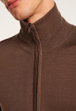 Montagut Zipped merino wool cardigan - Estian