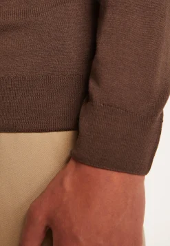 Montagut Zipped merino wool cardigan - Estian