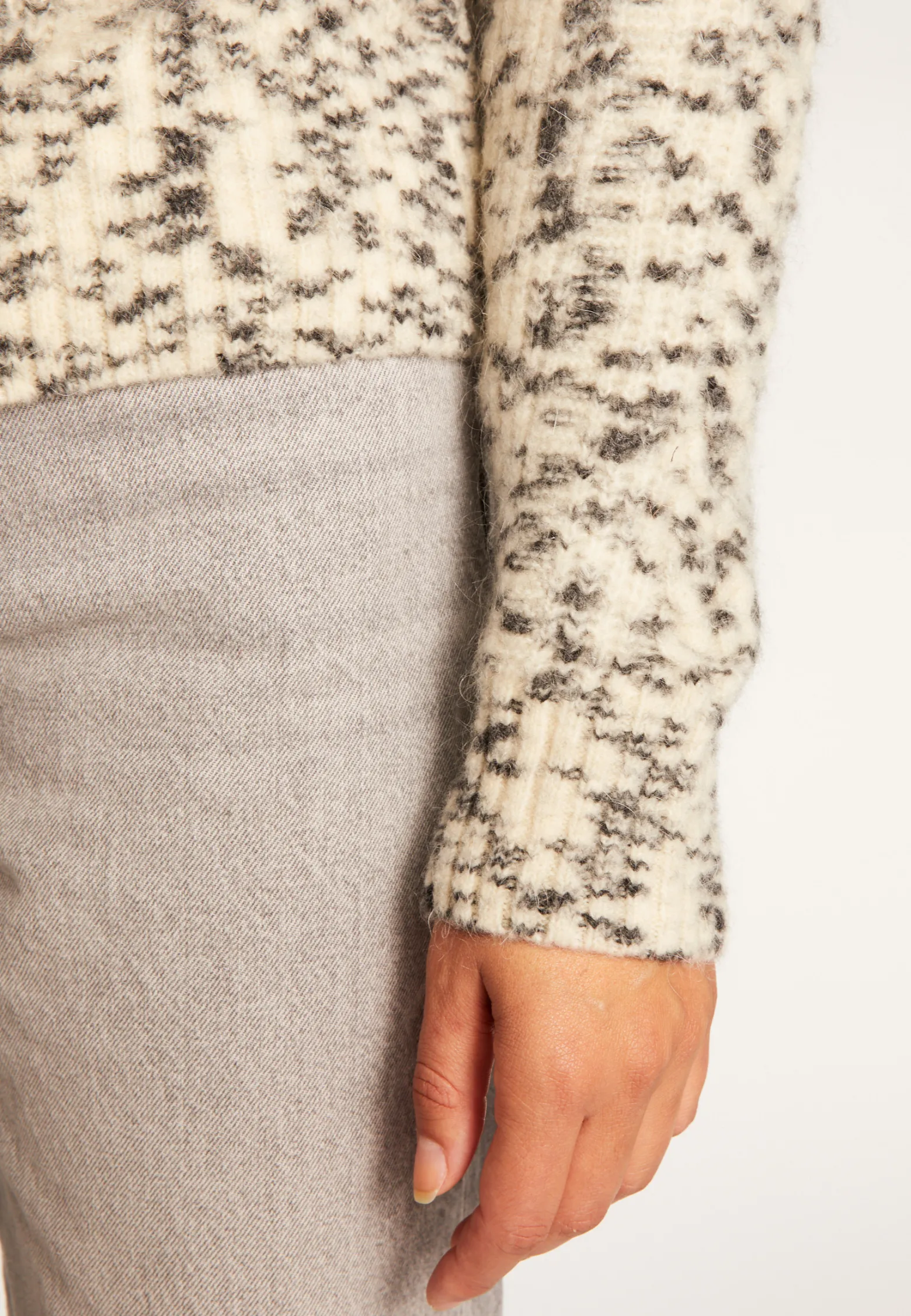 Montagut Zipped mohair wool jacket - Valentine