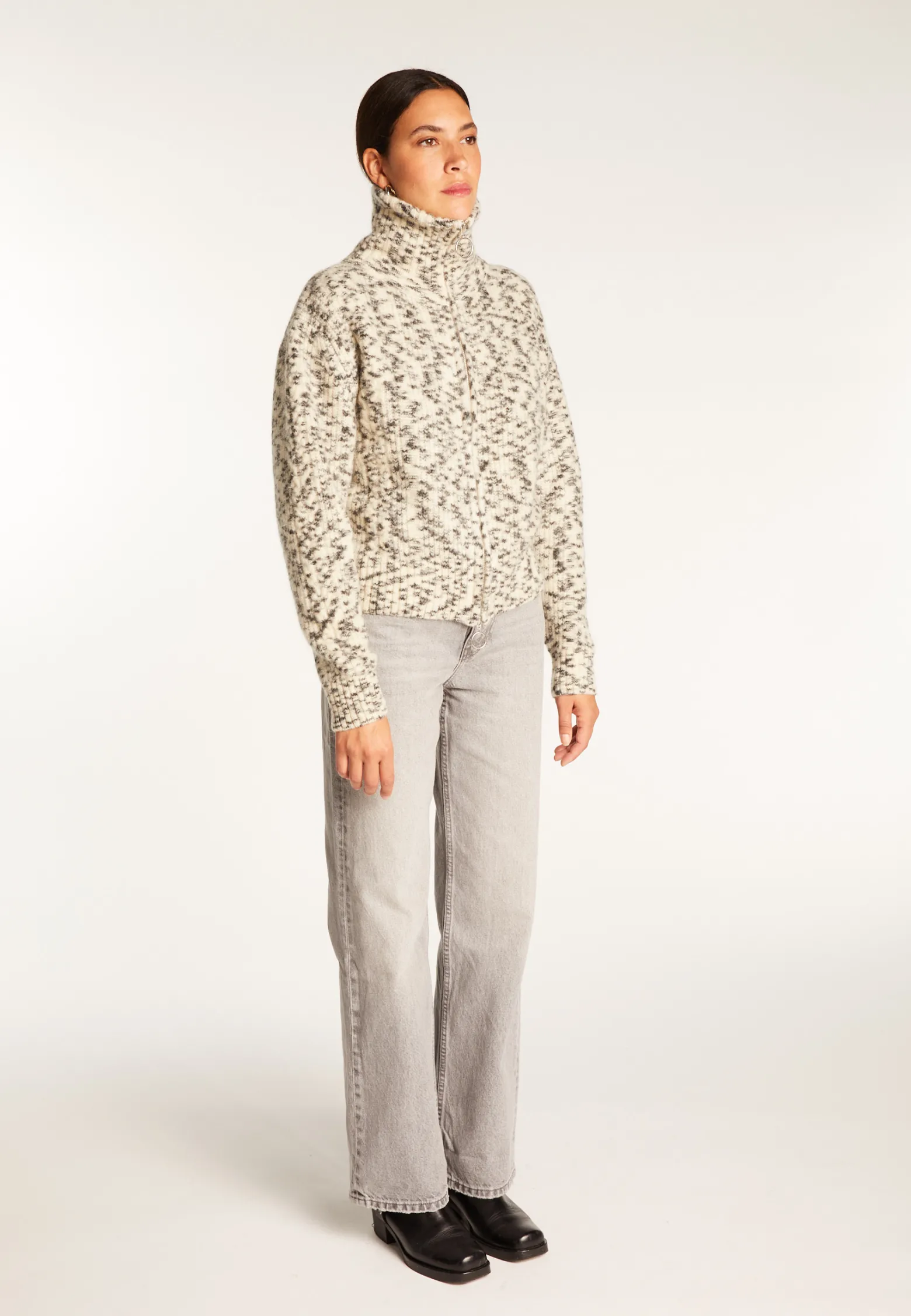Montagut Zipped mohair wool jacket - Valentine