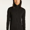 Montagut Zipped vest with logo in merino wool - Estian