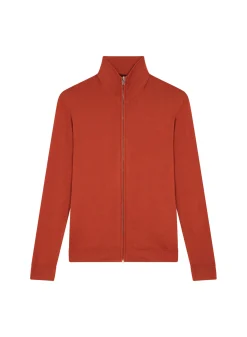 Montagut Zipped vest with logo in merino wool - Estian