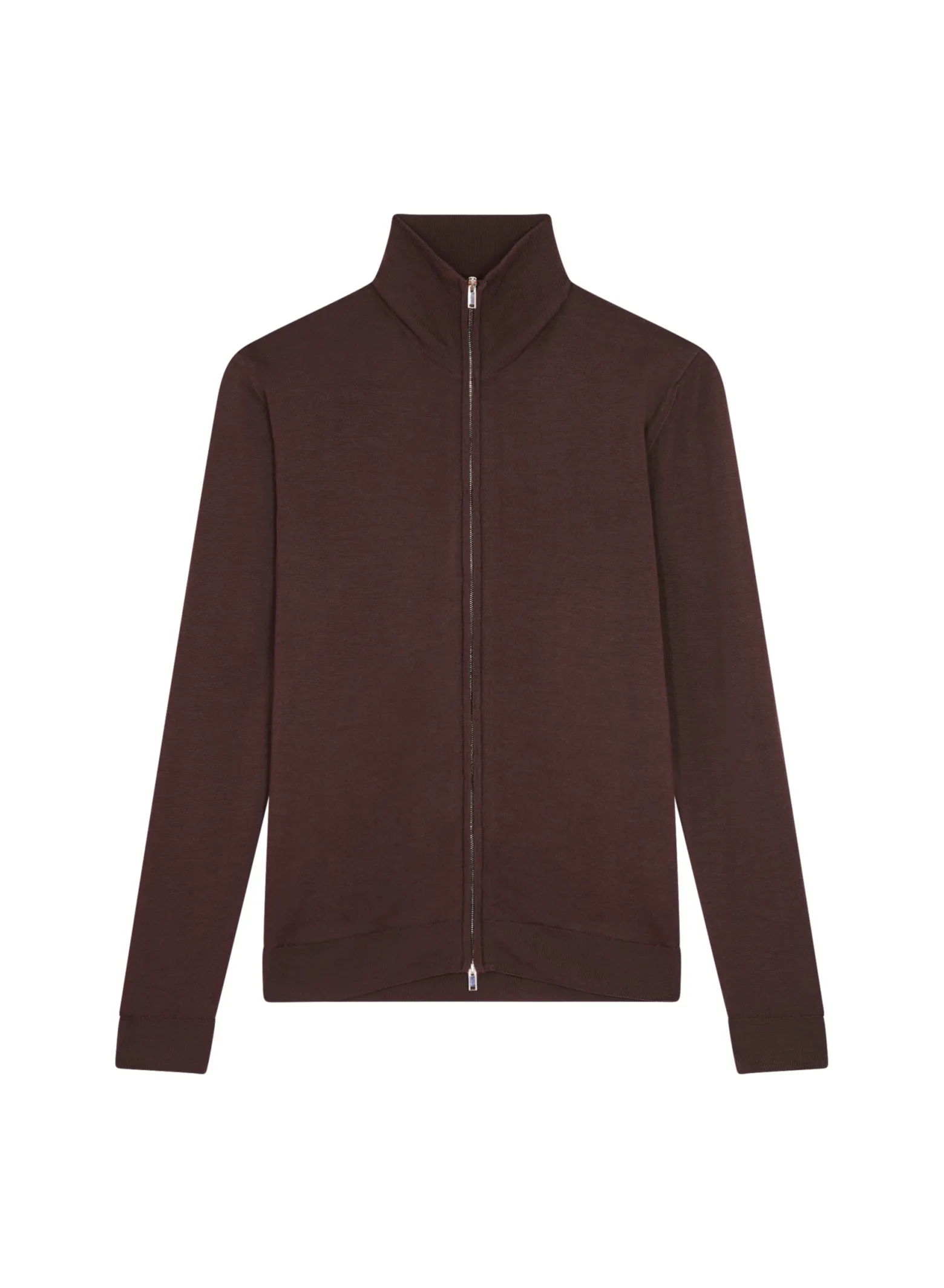 Montagut Zipped vest with logo in merino wool - Estian