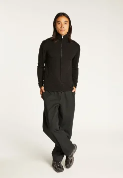 Montagut Zipped vest with logo in merino wool - Estian