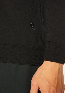 Montagut Zipped vest with logo in merino wool - Estian