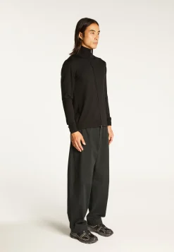 Montagut Zipped vest with logo in merino wool - Estian