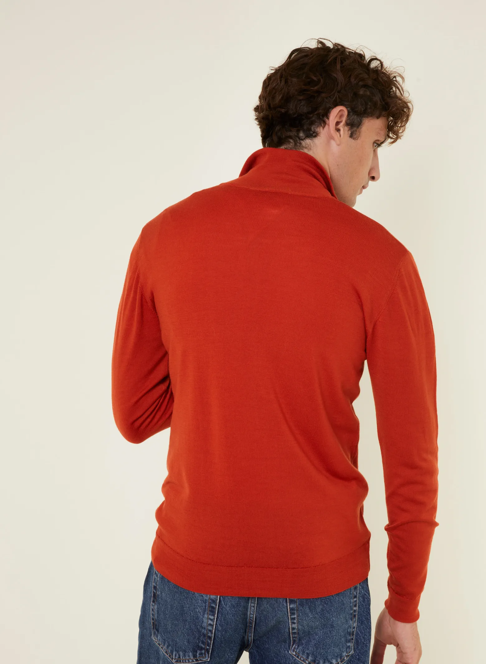 Montagut Zipped vest with logo in merino wool - Estian