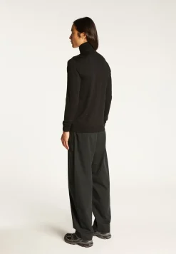 Montagut Zipped vest with logo in merino wool - Estian