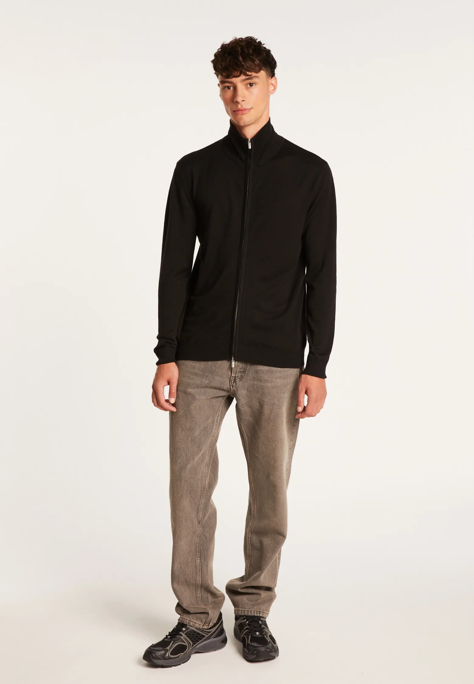 Montagut Zipped wool cardigan - Estian