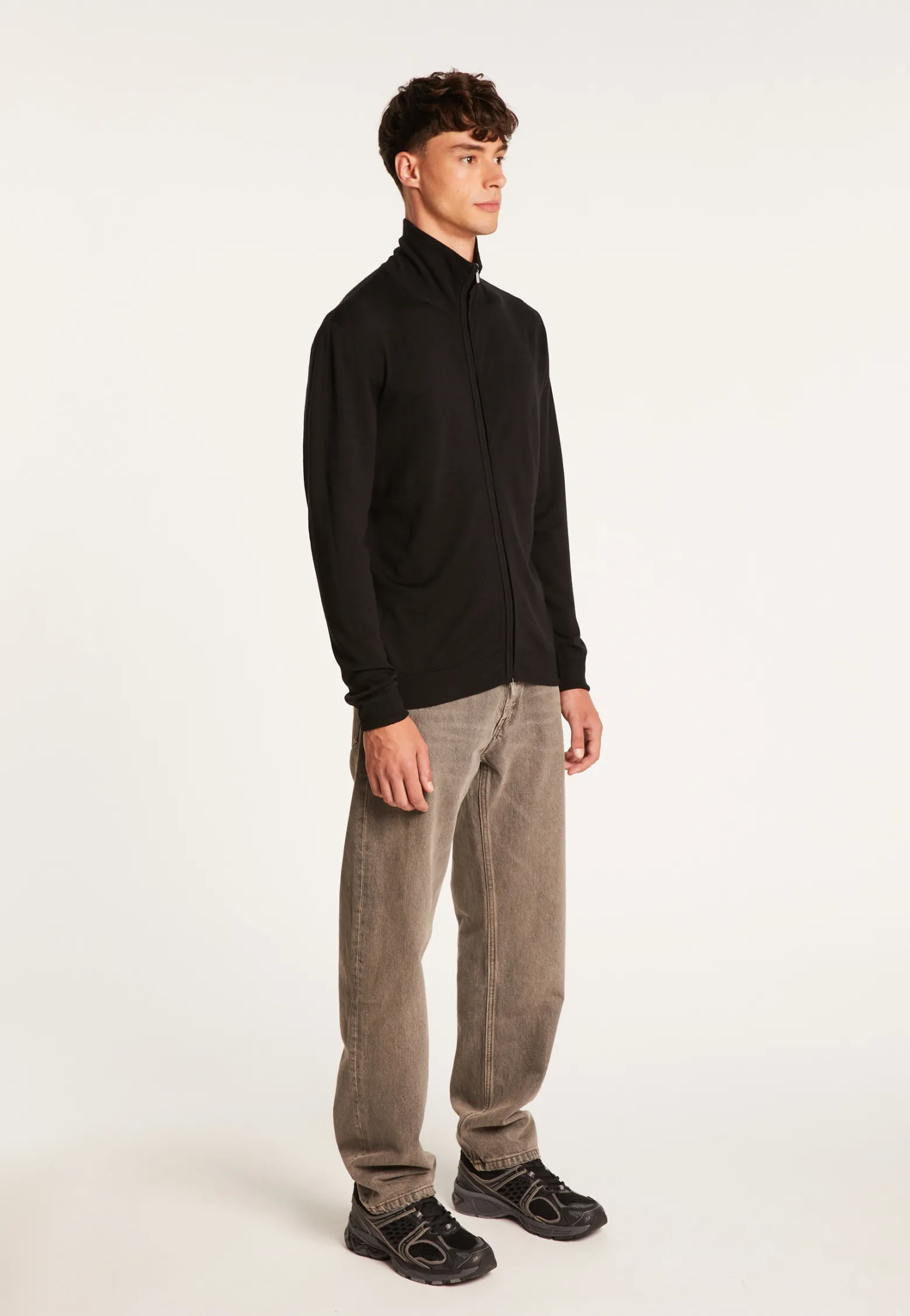 Montagut Zipped wool cardigan - Estian